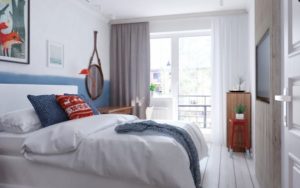 feminine apartment room design