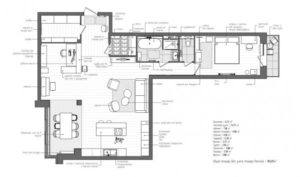 l shaped apartment plan