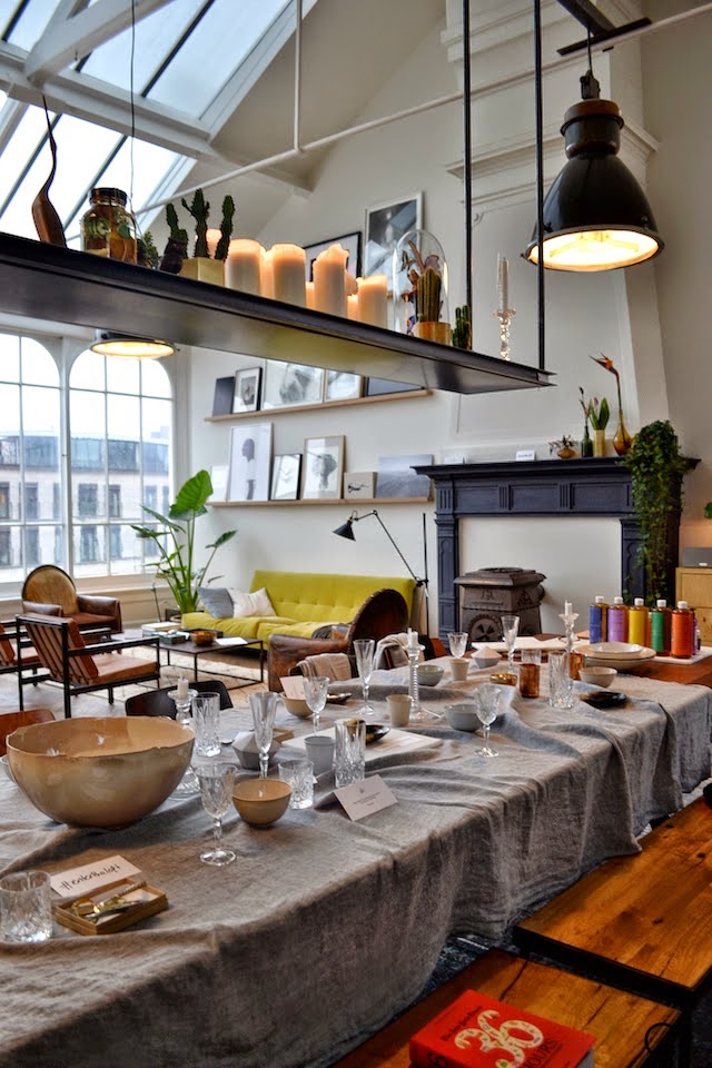 the loft amsterdam dining room
