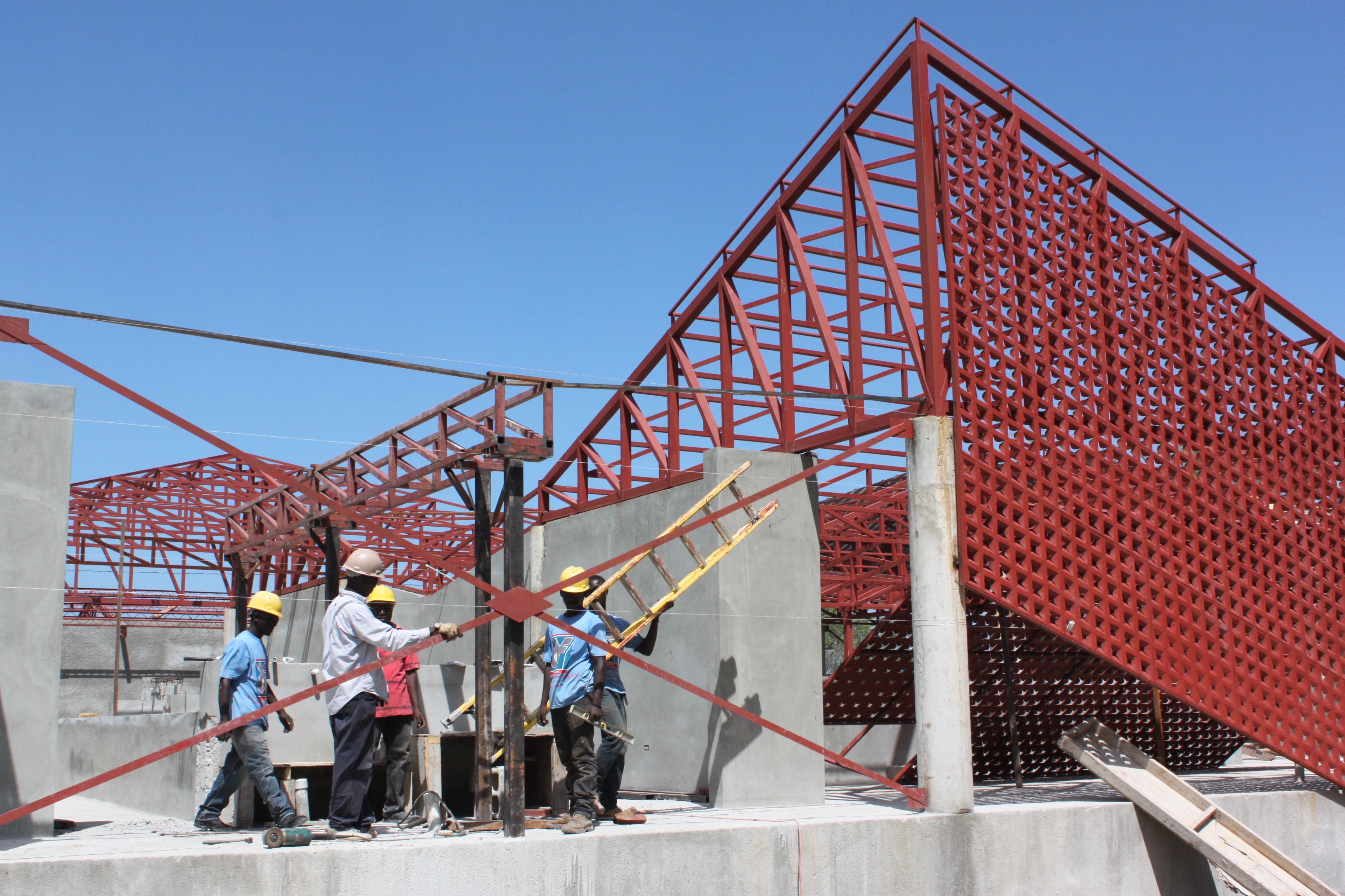 Gheskio Cholera Treatment Center construction 4