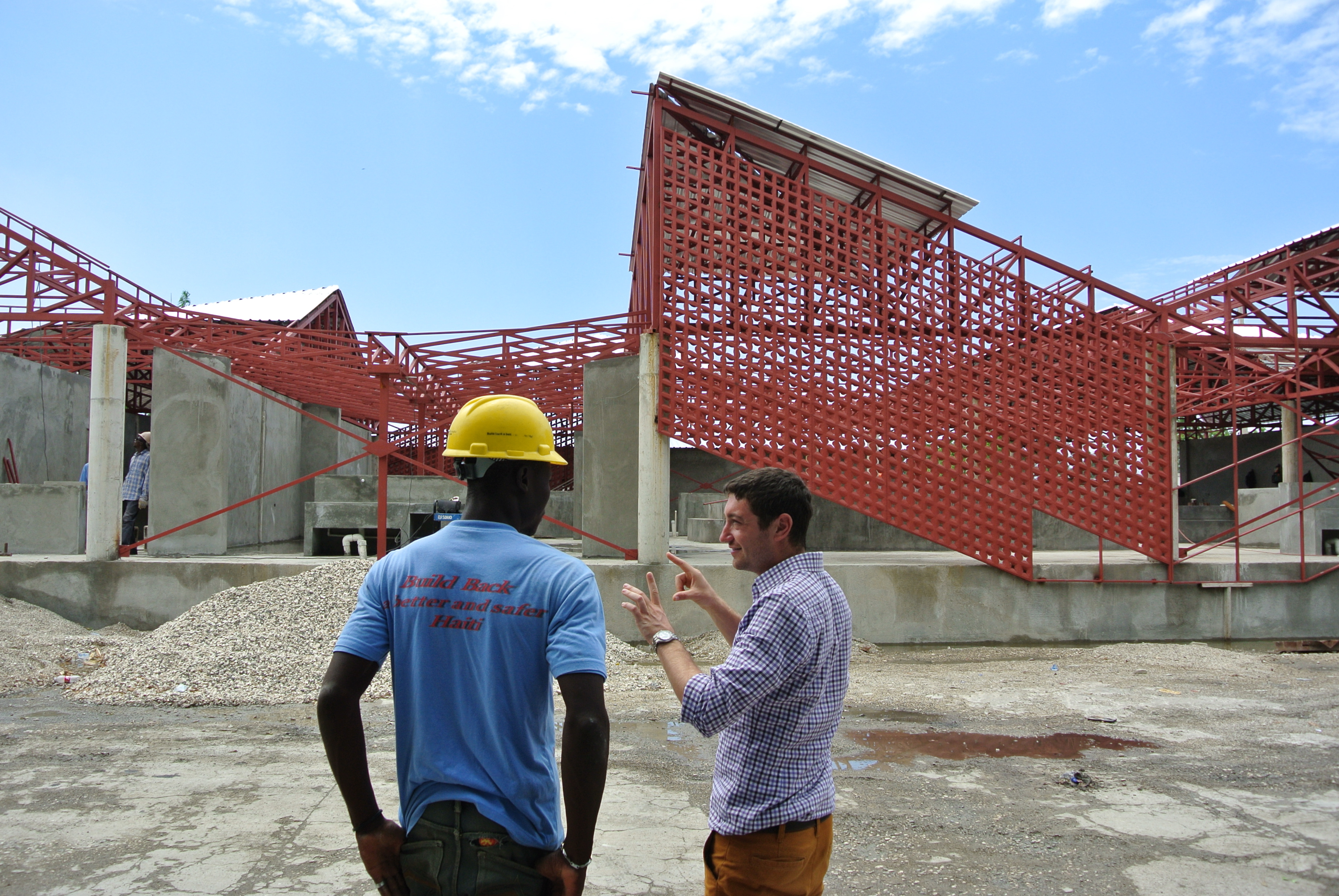 Gheskio Cholera Treatment Center construction 3