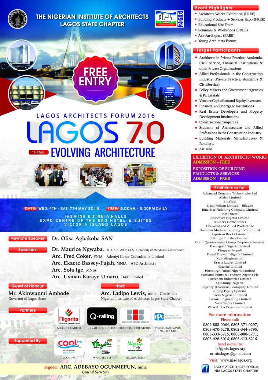 Lagos architects forum 2016