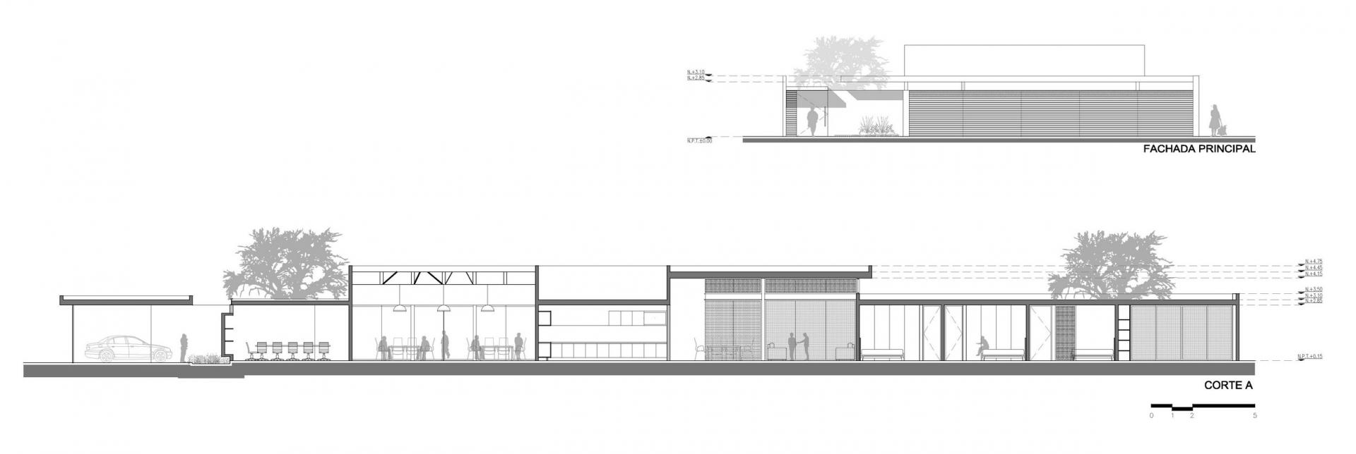 TCH HOUSE SECTION ELEVATION