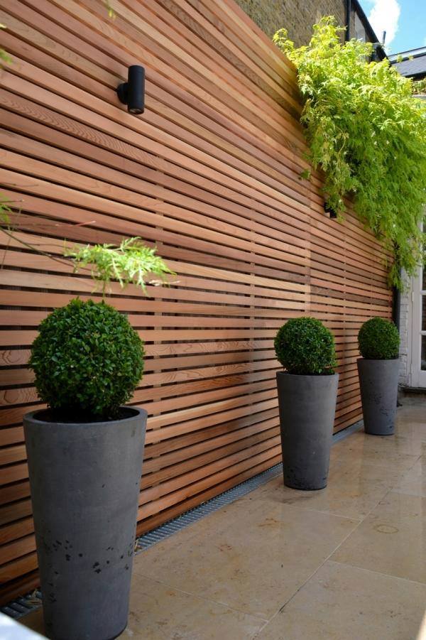 20 Inspiring Stone And Wood Outdoor, Patio Divider Walls