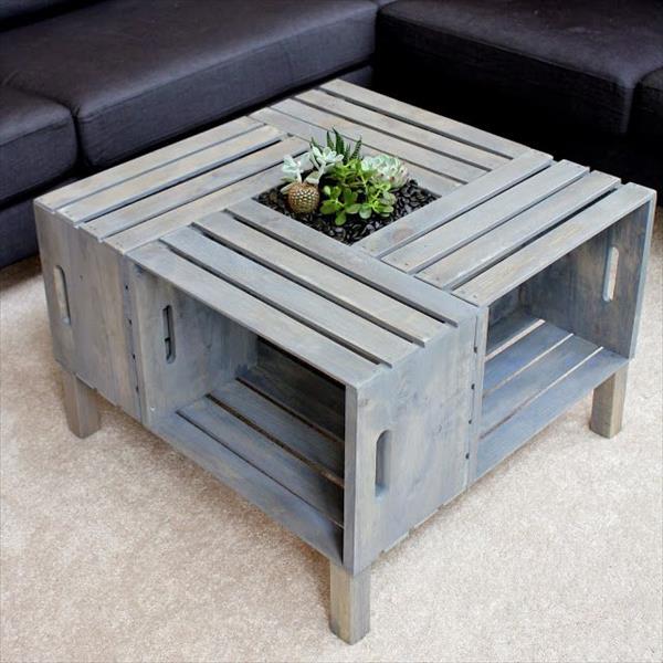 D I Y Upcycling Wood Pallets To, How To Make A Pallet Bed Frame Fuller And Tall