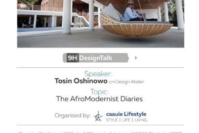 9h design talk architect Tosin Oshinowo