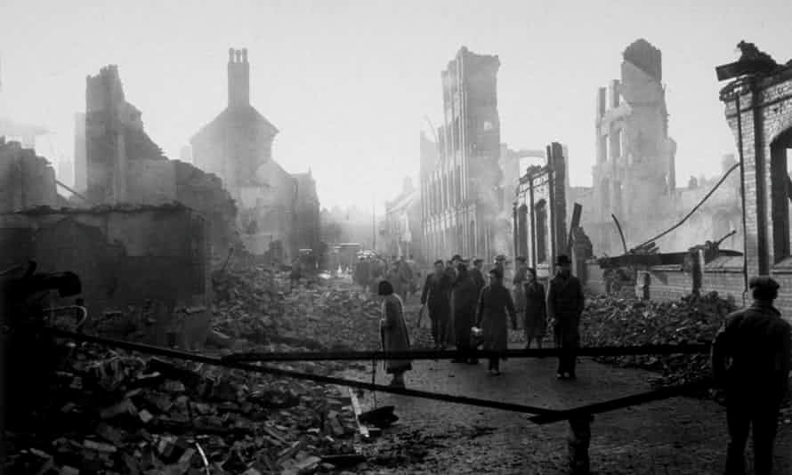 The morning after a German air raid on Coventry, which lost its entire city center to one night of bombing