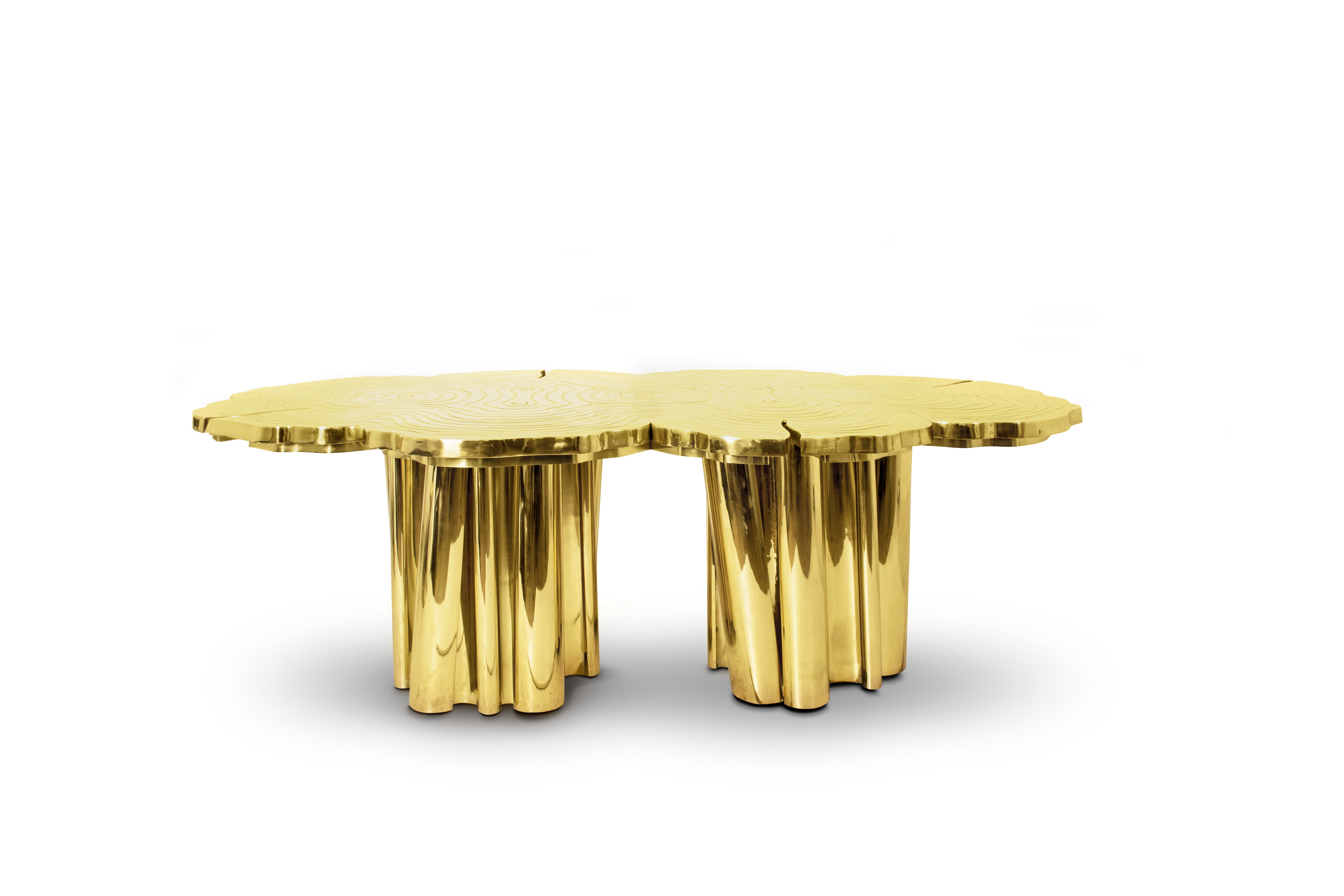 Золотистый стол. Стол обеденный с золотом. Стол обеденный эксклюзив. Золотой стол из ПВХ. Boca do Lobo чертежи.