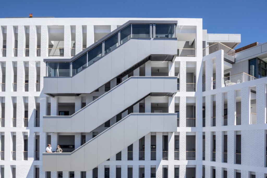 Axis apartment building in South Africa by dhk architects.