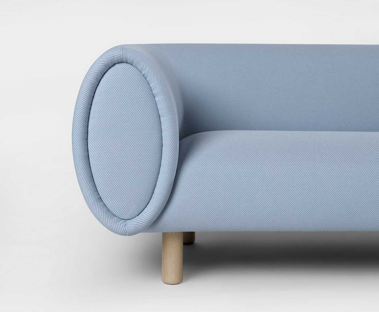Tobi is a curvy sofa design by Rexite that portrays Timeless Elegance