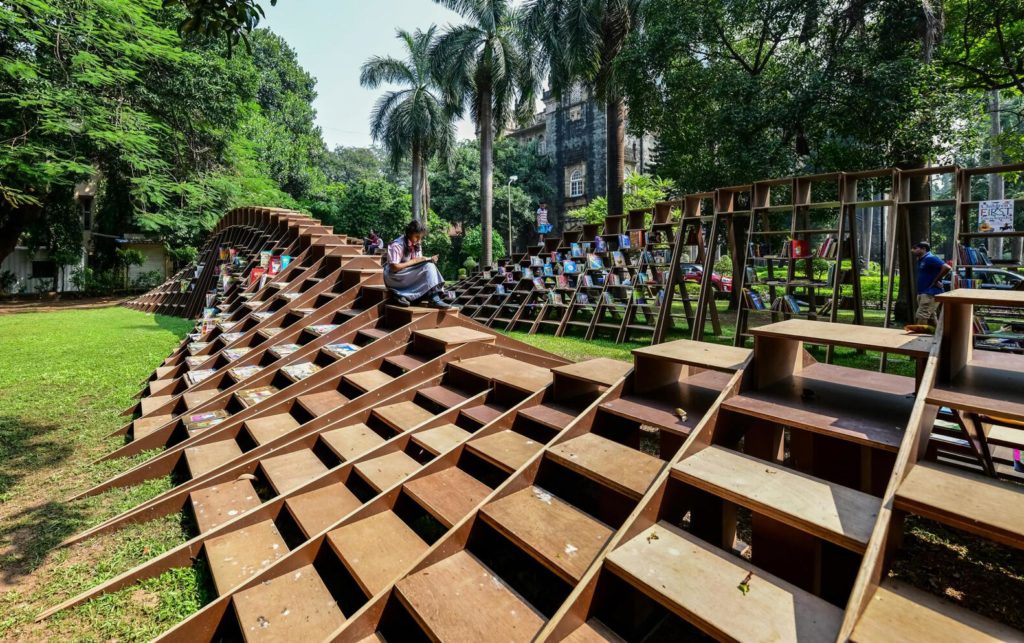 BookWorm Pavilion in Mumbai by Nudes