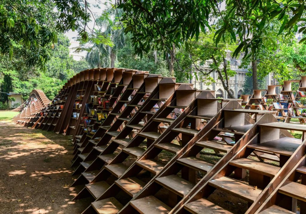 BookWorm Pavilion in Mumbai by Nudes