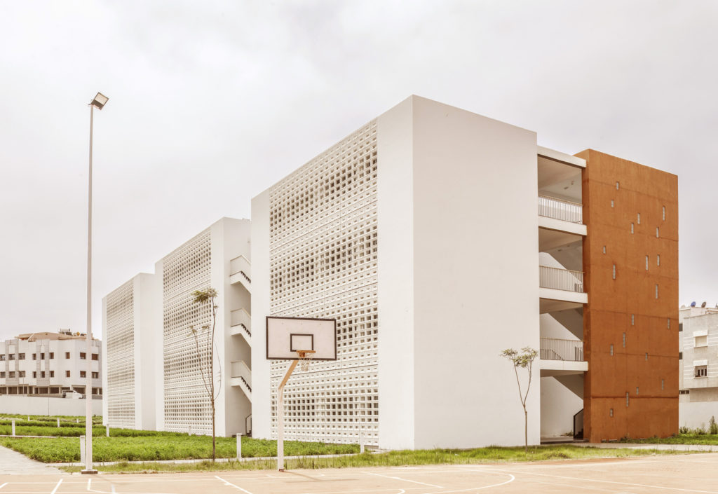 High School Building in Morocco