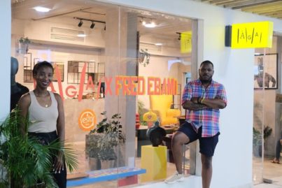 aga concept and cameroonian digital pop artist fred ebami collaorate in lagos pepper soup editio exhibition