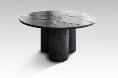 Proxima - a modern circular dining table by OKHA