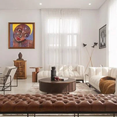 A luxury living room decor in a Nigerian home