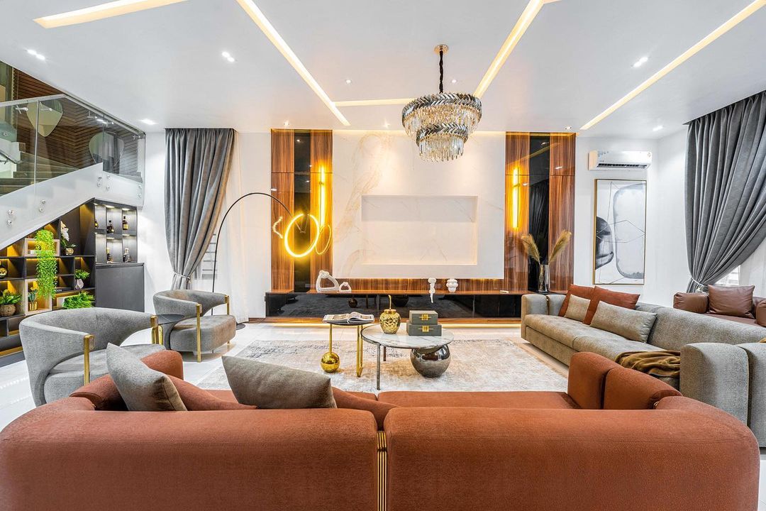 This Contemporary Art Deco Living Room by Mimz Interiors Has A Luxurious  Vibe - Livin Spaces
