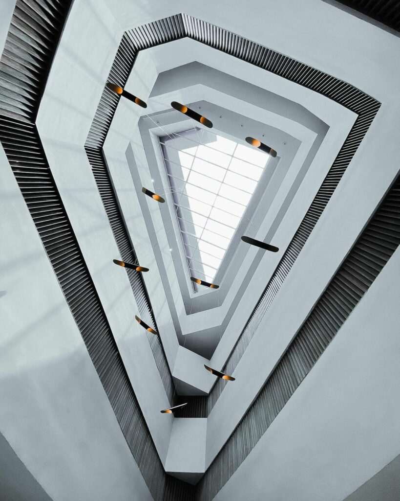Atrium in Hotel Interior Design by Project Interior