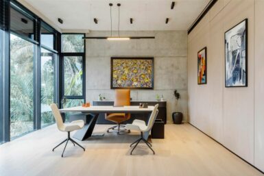 Executive office in Bespoke Woodwork by Trustwood Nigeria