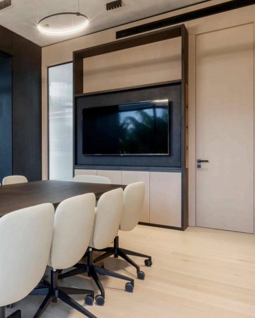 Medial Unit in conference room of Cranburg Construction Office