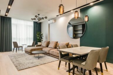 View of Open Living Area Design by Inkmen Structures & Spaces