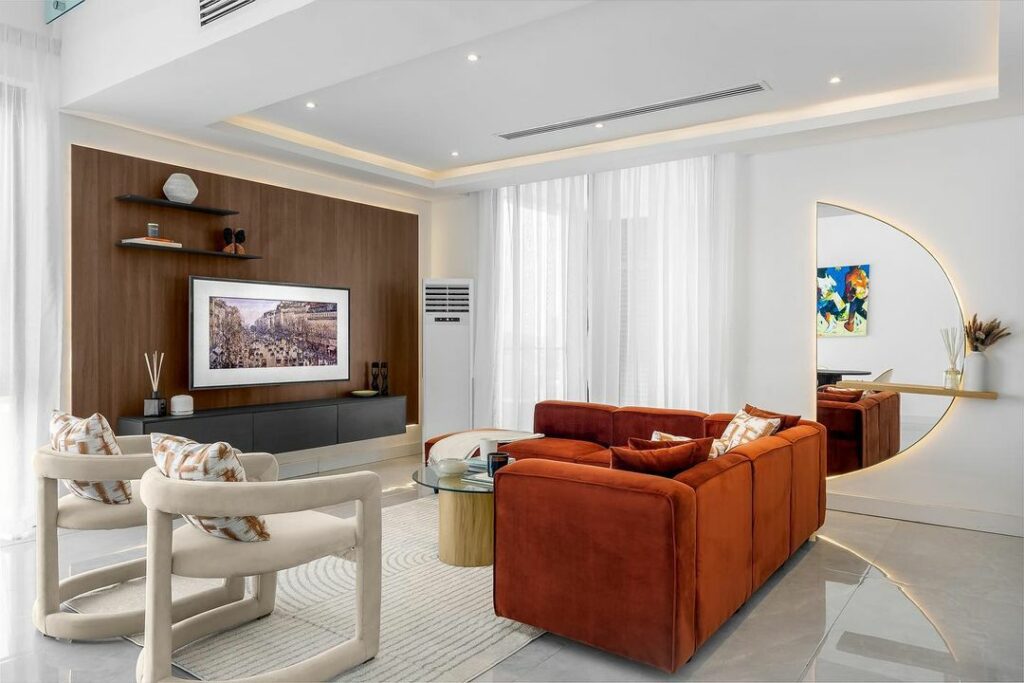 Contemporary Living Room Design by ICORA Home
