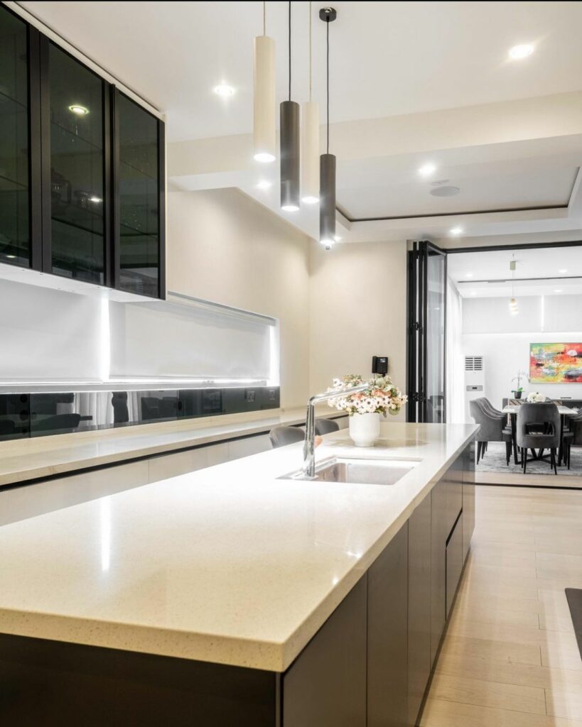 View of Modern Galley Kitchen By HOA Interior