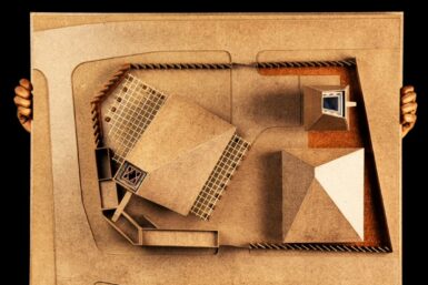 Top view of model of Religious Project by Ruban Office