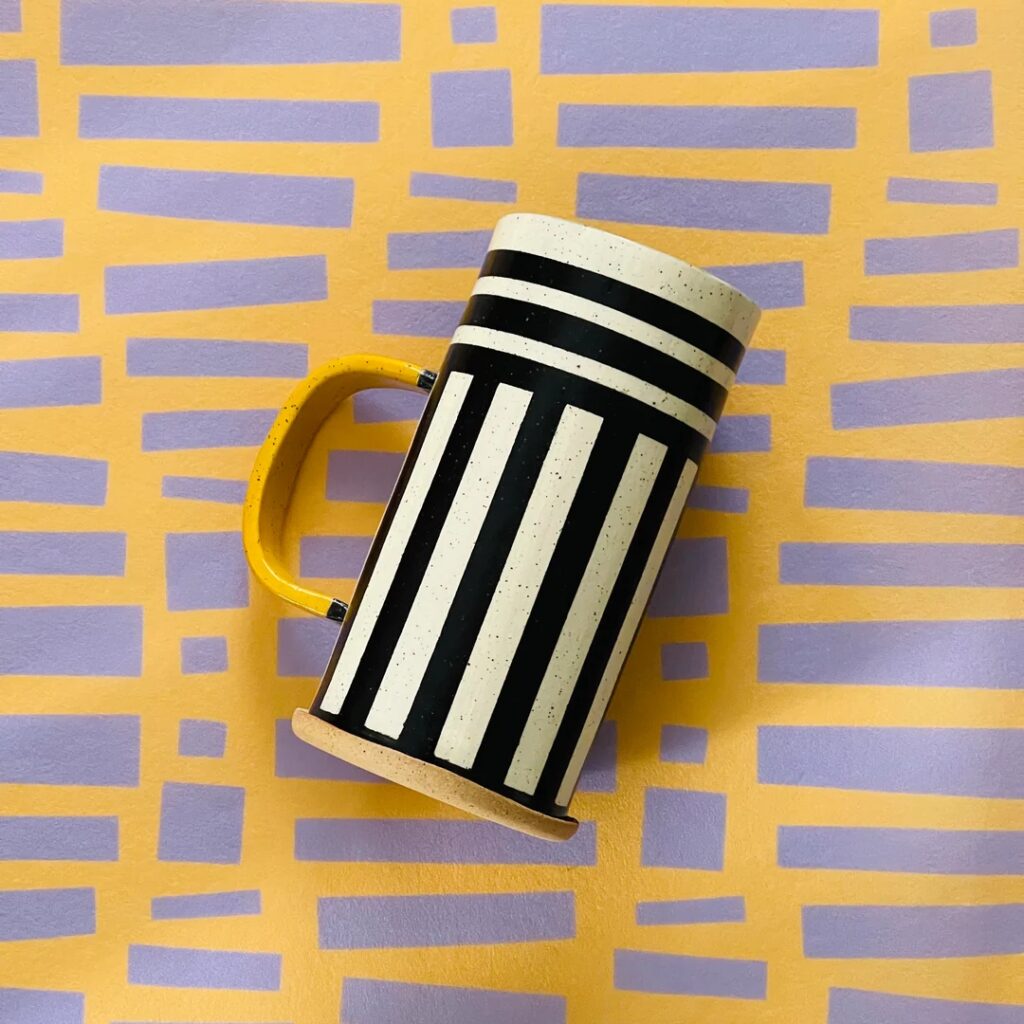 Colourful Handmade Mugs By Black Pepper Paperie Co