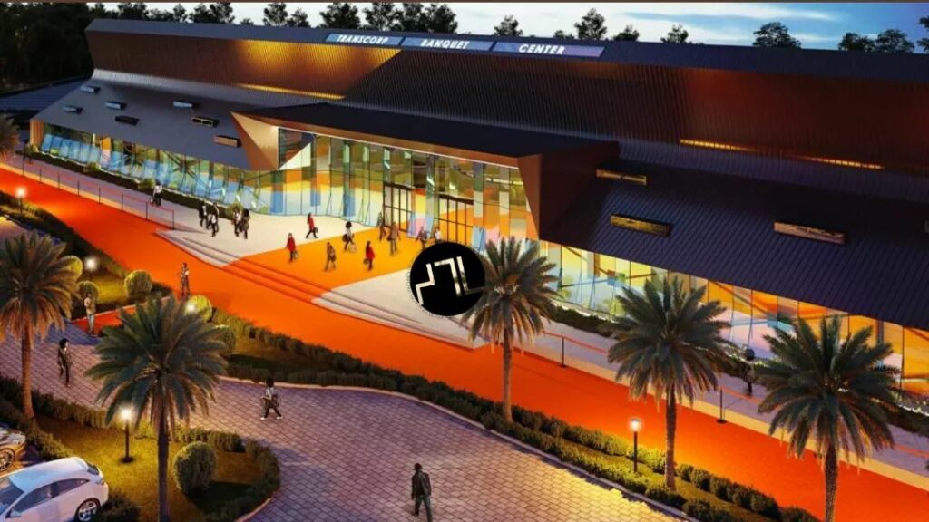 3D Render of Transcorp Hilton Event Centre by HTL Africa