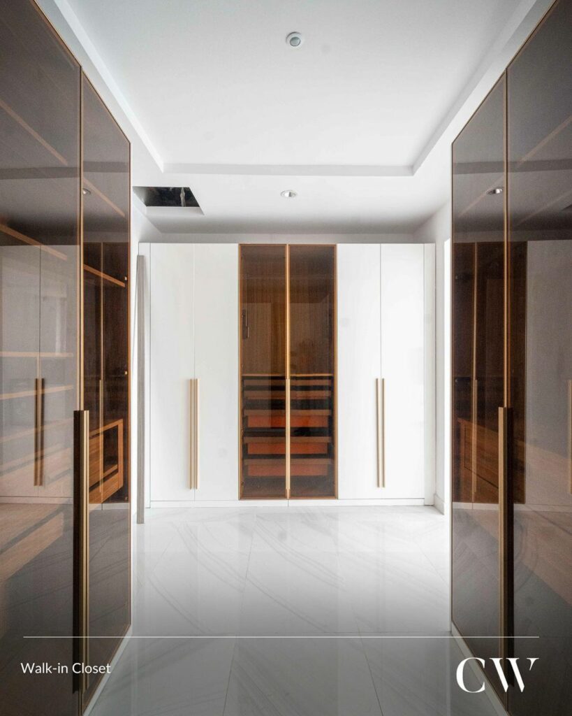 Walk-in closet in the 600 Million Naira 5-bedroom detached house By CW Real Estate