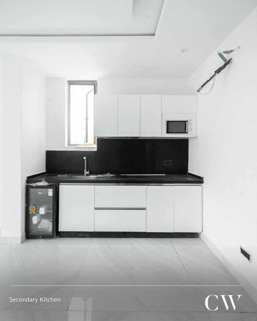 Secondary Kitchen in the 600 Million Naira 5-bedroom detached house By CW Real Estate