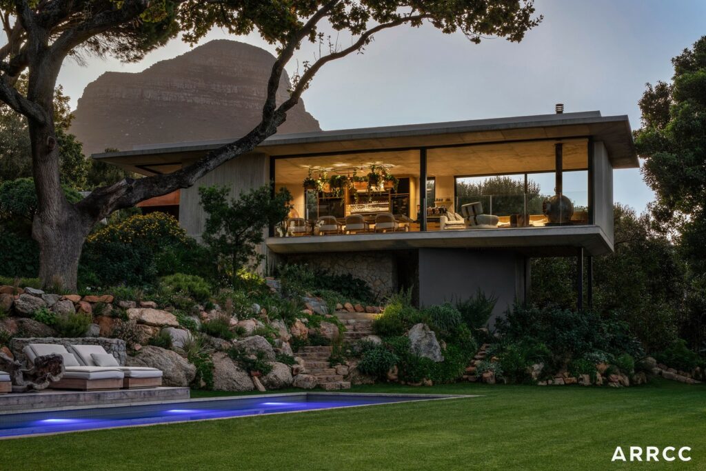 Luxury villa in Capetown with urban resort aesthetic by ARRCC.