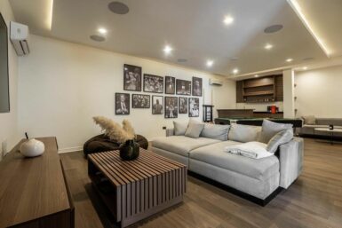 Functional Modern Man Cave By HOA Interiors