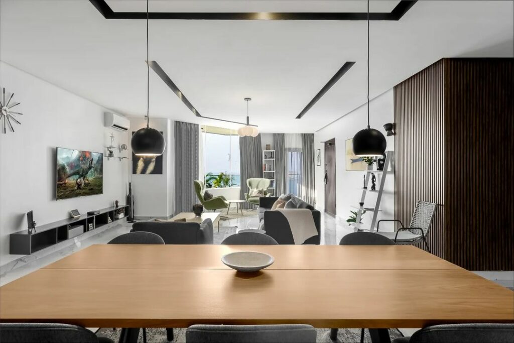 Dining area in Luxurious Shortlet Apartment By Idabo Homes