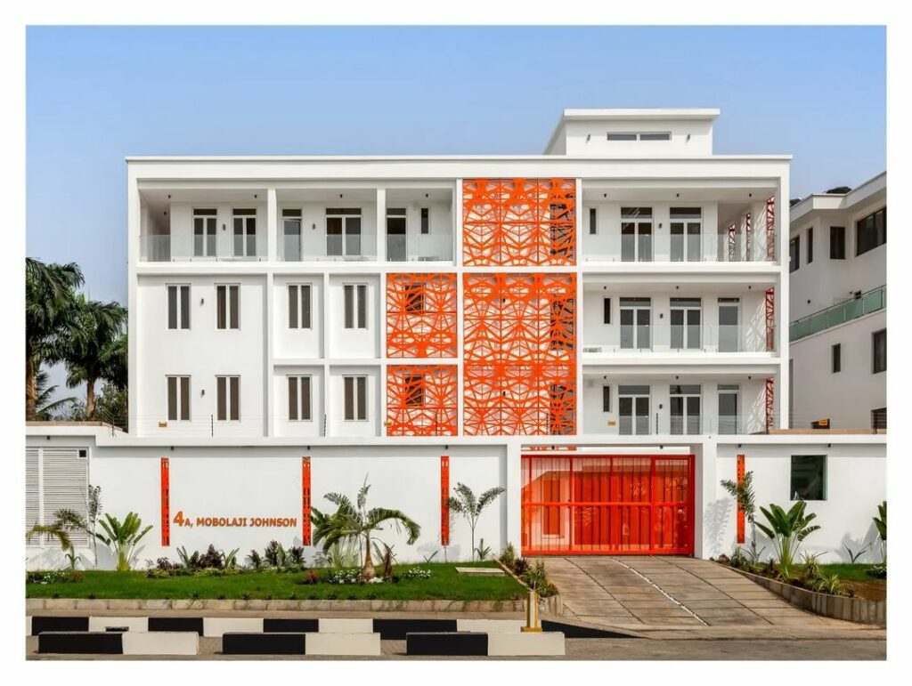 Street view of modern residential development by idlewoods limited