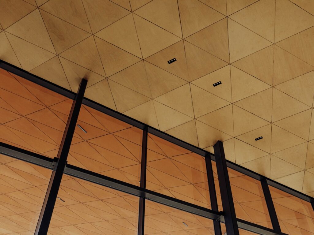 Ceiling in Nelson Mandela Cruise Terminal by Elphick Proome Architecture