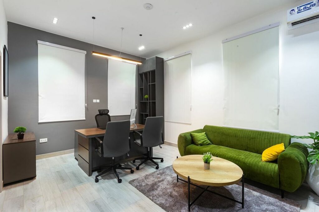 Private office in Open Concept Office Space for Inpath Technologies By DHK Designs