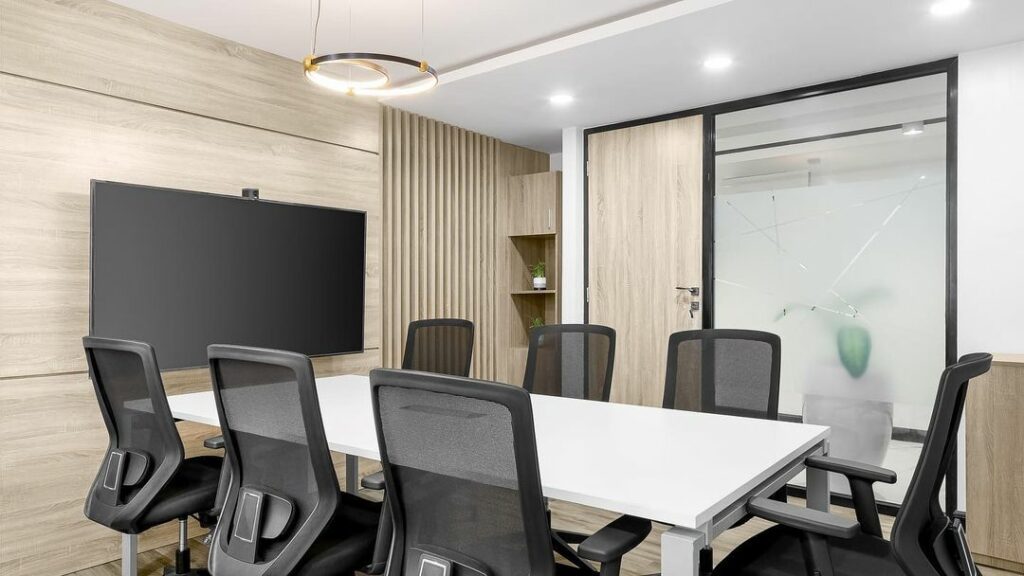 Meeting room in Office Fit Out For UAC Nigeria by Micdee designs