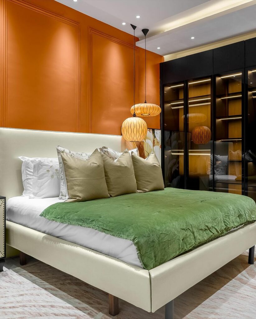 Art Deco Bedroom Design by XO Living