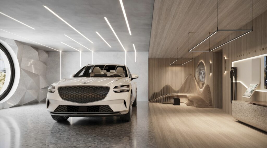 Garage in The Iconic Home Virtual Showhouse by Oshinowo Studio