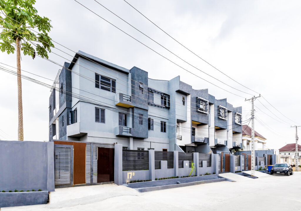 4-Bedroom Row Houses In Lagos By Inkline Design Studio