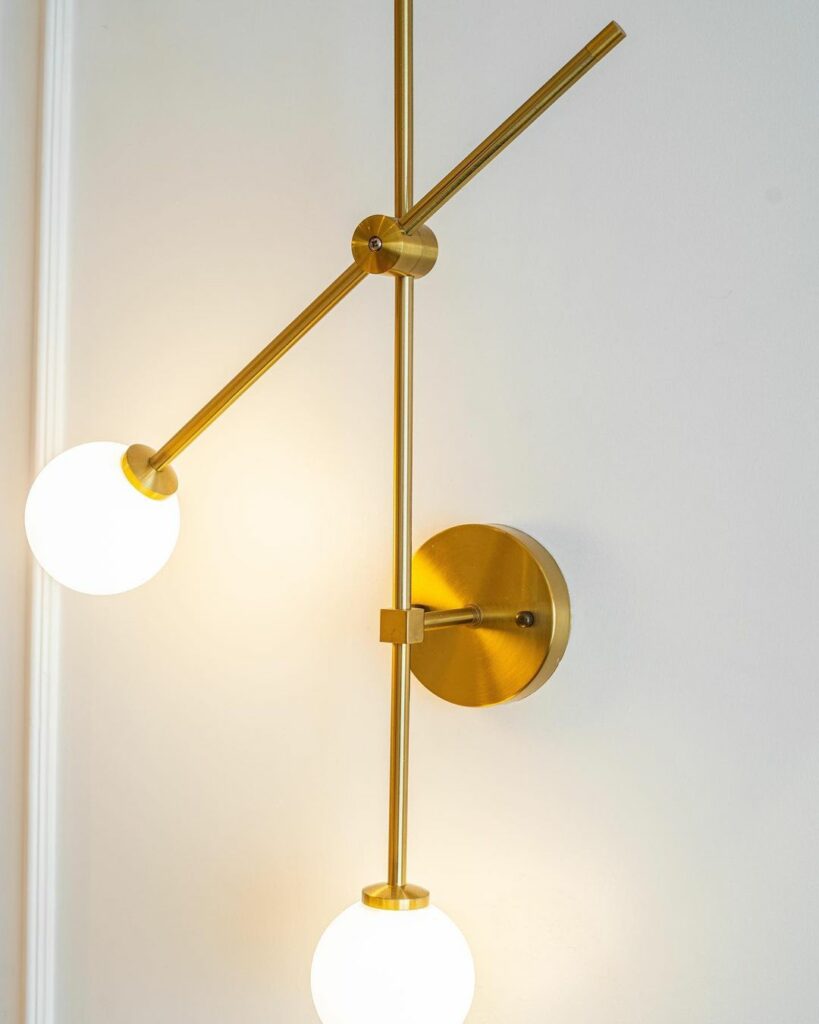 Wall sconce in Neo-Classical Living room Fitout By Onnalush Interiors