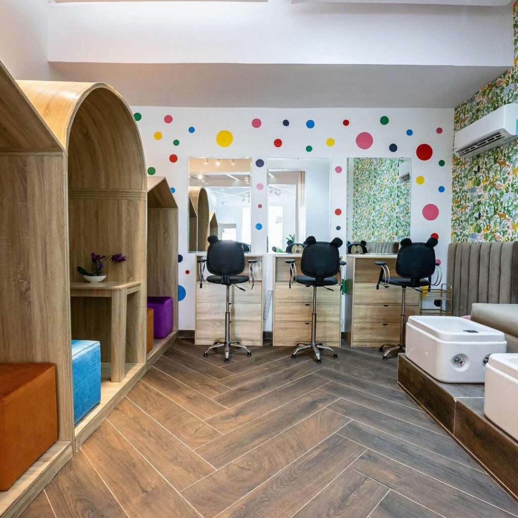 Kids section in Pink-Themed Beauty Store Fit-Out By TMSorayaa