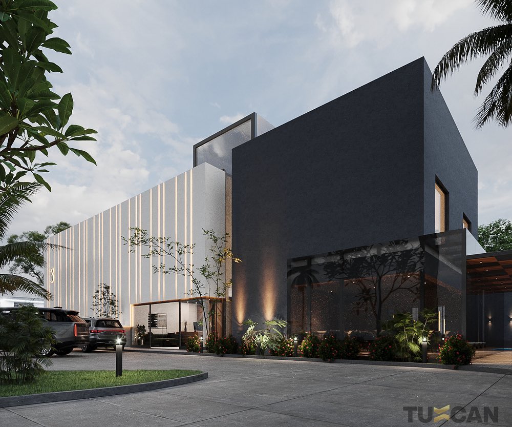 Renders for No. 3 Hotel by Tuxcan group