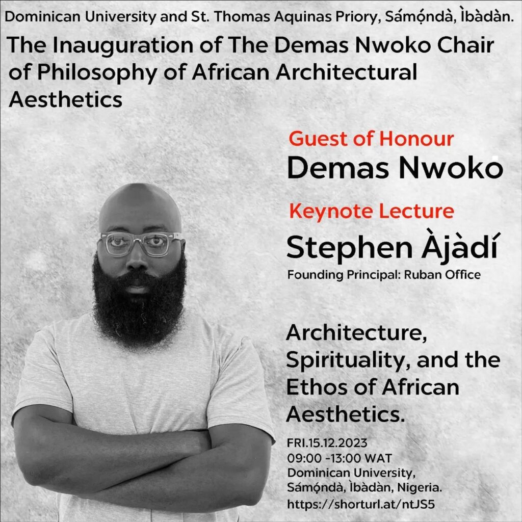 Stephen Ajadi Demas Nwoko academic Chair at Dominican University