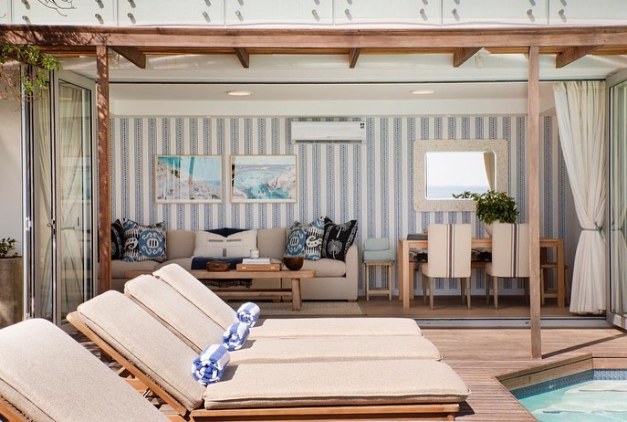 Seaside apartment design by Copperleaf Studio
