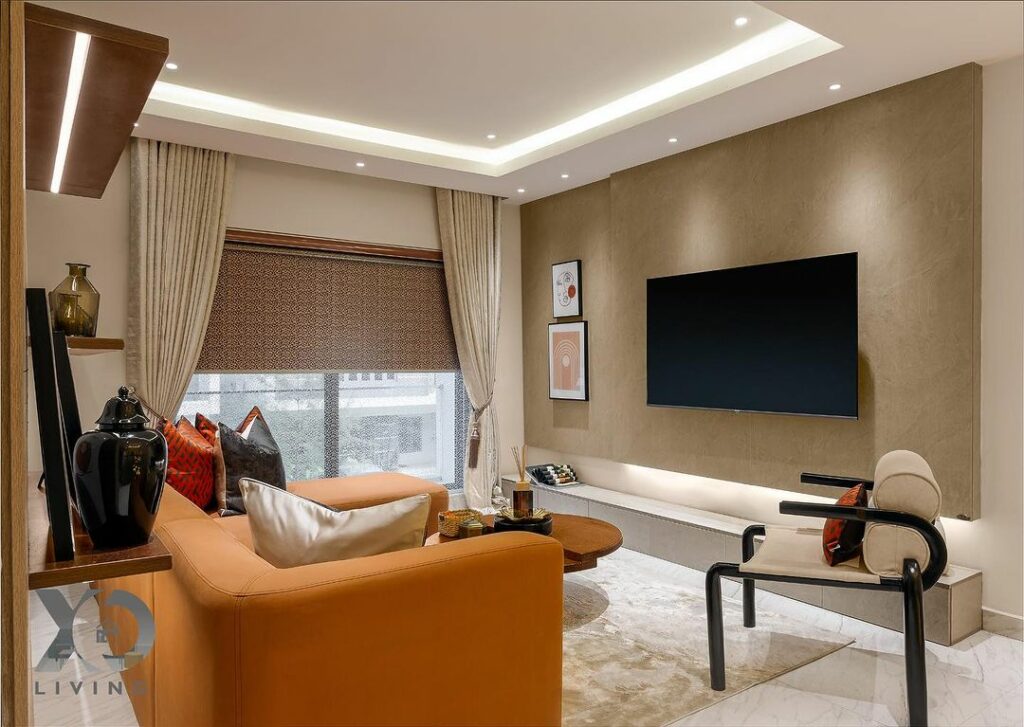 Family living room design by XO Living.