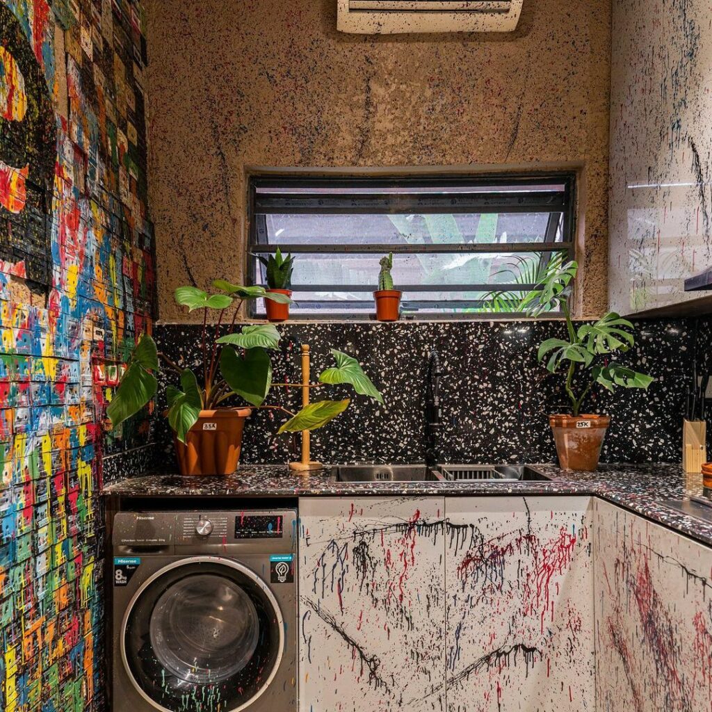 Kitchen in Cactus by Urban Pumpkin