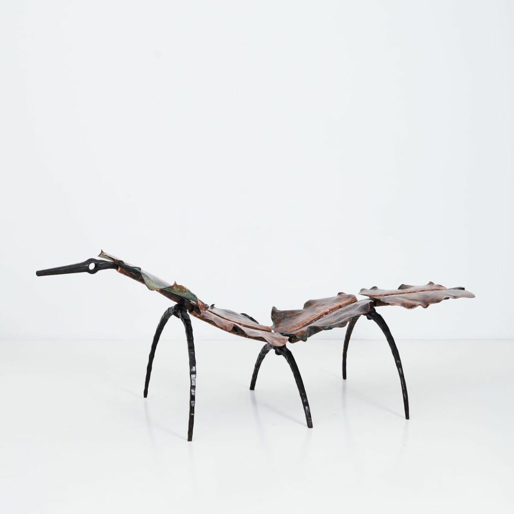 Sculptural Chaise Lounge - The firebird Chaise by Conrad Hicks